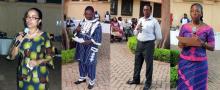 02 Dr. Djamila Cabral, Representant de l OMS au Burkina et les collegues, au cours de leurs interventions
