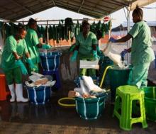 Ebola treatment centre in Maghuraka, Sierra Leone UNMEER/Martine Perret