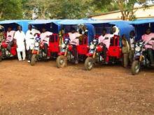 Dotation moto ambulance a Tchamba