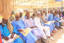 Community elders at the ceremony