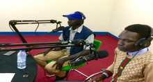 WHO participating on a radio talk show in Jogley