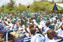 Students that participated in the commemorations 