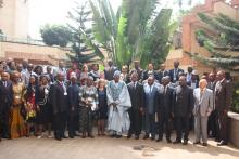 photo de famille à l'ouverture de la réunion du comité africain de certification de l'éradication de la polio