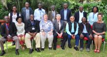  The GW ICT with WR Dr Rudi Eggers(4th left seated), lead, Dr Joel Breman (5th left) and Dr Ashok Kumar (next to him)