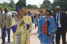 Docteur Moeti et Madame la Ministre de la Santé au Congo