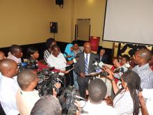 The Chief Medical Officer informing the public about the Award through members of the media