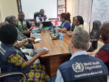 EOC weekly meetings, Abuja at the Nigeria Centre for Disease Control (NCDC)