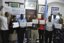 WCO staff promoting the message on World TB Day