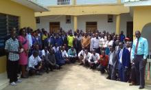 A group photo of participants attending the Cross Border surveillance meeting in Nimule