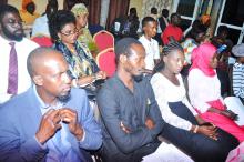 Cross section of participants at the Press briefing