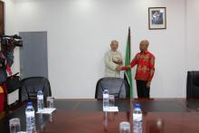 Governador de Nampula recebe em audiência o Embaixador de boa vontade da OMS para a eliminação da Lepra