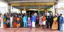 Vice President, Mrs. Jewel Howard Taylor with stakeholders at the 2nd national One Health Coordinating Platform meeting in Monrovia