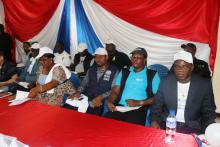 Cross session of stakeholders during the World Drug Day commemoration in Liberia