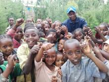 Children after measles vaccination, Gedeo Zone