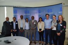 Group photo at the European Union, Mauritius - August 2018