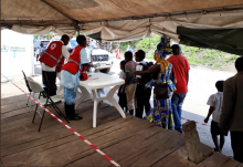 Screening at Mpondwe border point 