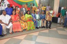 Dr Kaluwa with other dignitaries at the function
