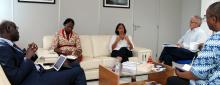 Functional Review Team meets UN Resident Coordinator