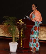  Representante da OMS em Moçambique, Dra Djamila Cabral