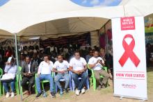 The 30th World AIDS DAY commemoration participants