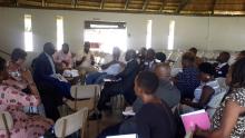 Cross section of participants at the workshop