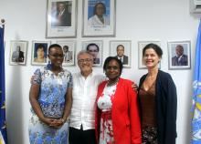 Meeting of the mission with the country representative of Cabo Verde