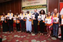 Group photograph during the launch of the catastrophic cost survey report and UNHLM Roadmap to eliminate TB in Nigeria II