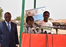 Le Représentant de l’OMS  au Burkina Faso  traduit le soutien des Partenaires technique et financier de l’Allaince GAVI en faveur de la vaccination