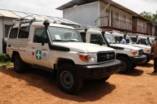 Vehicles donated to the Ministry of Health