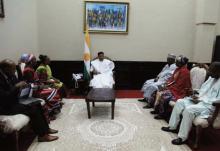La Directrice Régionale de l’OMS Afrique reçue avec le Ministre de la Santé et le staff OMS par Son Excellence le Président de la République du Niger