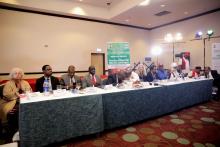 Cross Section of members of the High table