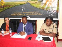 WHO Representative and government officials during the 5th UN Road Safety Week 