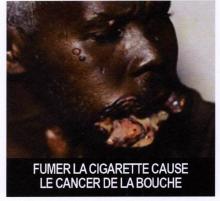 Marquage sanitaire graphique à apposer sur les emballages de tabac au  Burkina Faso