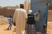 WHO staff on field supervision during the first cycle of SMC campaign in Yobe state