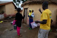 Vaccination monitors and supervisors at work