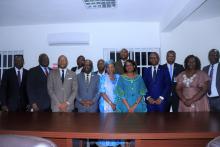 Dr Moeti et les responsables des agences onusiennes au Togo