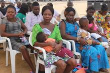 Cross section of mothers at the Function