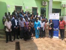 Group Photo with Her Excellency the Minister of Health; KOICA-WHO Health Service Resilience Project - Stakeholders Consultative Meeting, Gbarnga, Bong County, Liberia