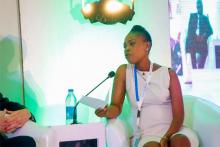 Ms. Oninye Iromba on a discussion Panel at the NMSAP Launch