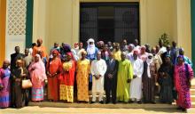 La photo de groupe à la fin de la rencontre avec tous les parlementaires présents, les staffs de l’OMS et du MSP ainsi que les partenaires invités