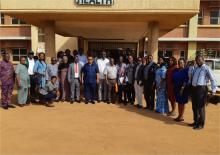 ARCC and Nigeria Polio Committee in group photograph with Ebonyi State Commissioner for Health, the state Program Officers and supporting technical staff from Government and Partners ...