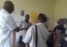 ARCC member interviewing the Ishielu LGA DSNO, Ebonyi state