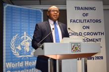 Dr L. Musango, WHO Representative in Mauritius highlighting, “Mauritius has a high prevalence of Noncommunicable Diseases and risk factors including unhealthy diets and obesity.  It is thus very important to start as early as possible to address the problem of obesity among children.” 