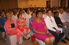 Dignitaries, nurses and midwives at the launching ceremony 