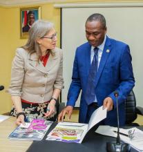 2Lagos State Deputy Governor Mr Femi Hamzat and Diana Weil WHO TB Coordinator.jpg