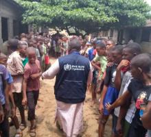 Students awaiting immunization a secondary school