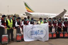 L’arrivée de la mission chinoise à l’aéroport de Ouagadougou
