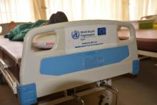02_Demonstration hospital bed provided by WHO with funding support from the EU. 