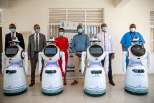 Delivery of five Robots by UNDP to the Minister of Health