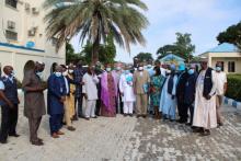 Group picture with staff of WHO Personnel in the UN Premises, Bauchi